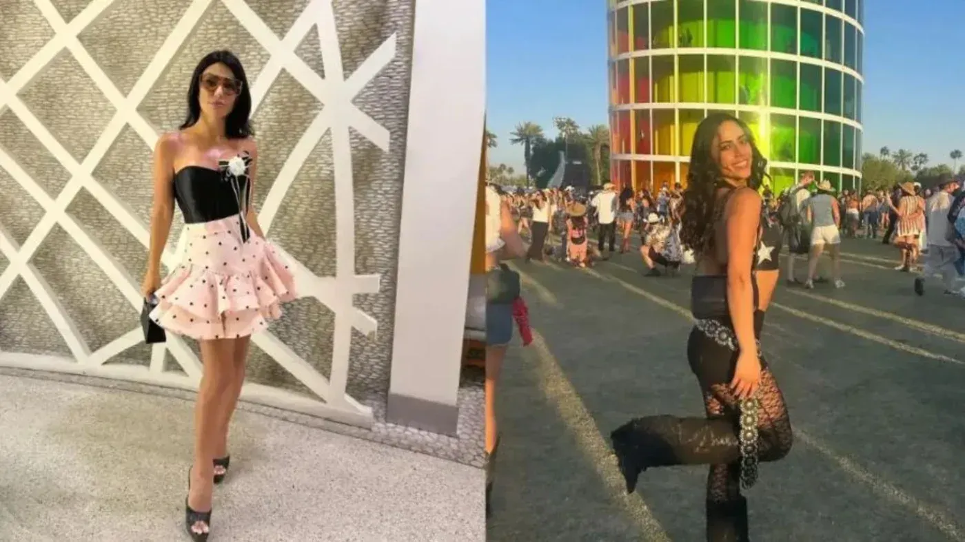 امرأتان ترتديان ملابس عصرية في أماكن مختلفة، تعكسان أسلوب حياة حر. الصورة ترتبط بمقال يناقش اعتقالهما في الولايات المتحدة.