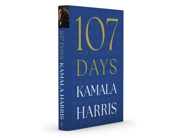 كتاب "107 أيام" لكامالا هاريس، يتناول تجربتها خلال حملتها الانتخابية التاريخية للرئاسة، مع تفاصيل عن رؤاها وأفكارها.