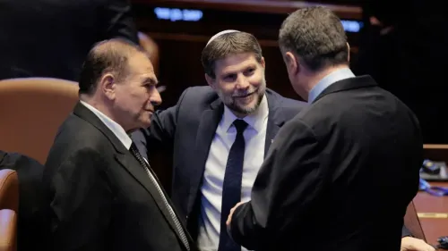 اجتماع لوزير المالية الإسرائيلي بتسلئيل سموتريتش مع قادة المستوطنات، حيث يناقش خططًا لتشجيع هجرة الفلسطينيين من الضفة الغربية.