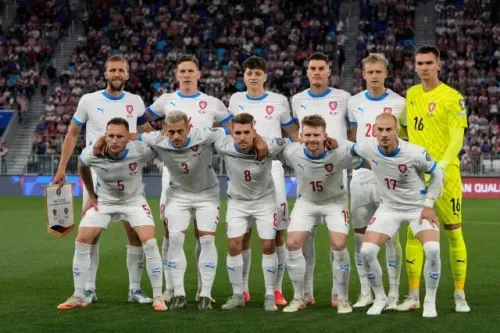 تشكيلة منتخب التشيك لكرة القدم قبل مباراة تصفيات كأس العالم ضد جبل طارق، مع ياروسلاف كوشتل كمدرب مؤقت.