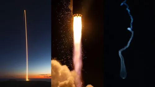 إطلاق صاروخ إلكترون من شركة Rocket Lab من نيوزيلندا في مهمة نقل ثلاثة أقمار HawkEye 360 لرصد الإشارات الراديوية في المدار الأرضي المنخفض.