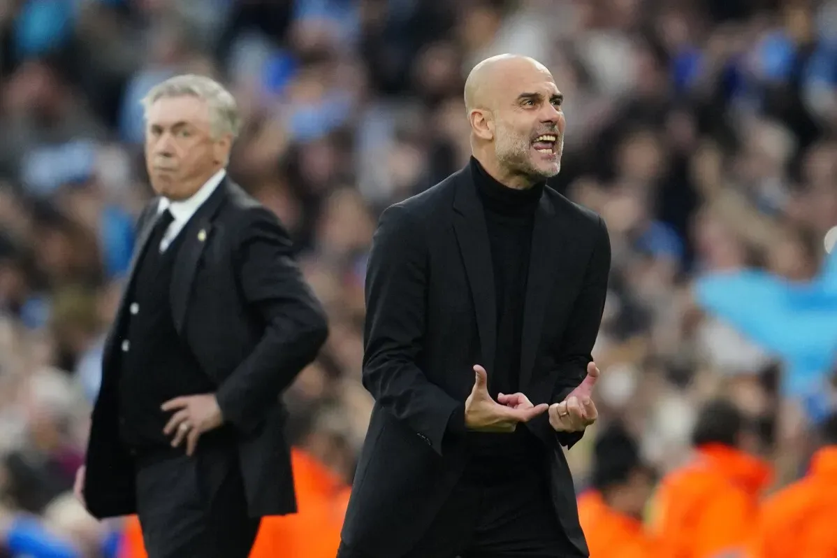 مواجهة مشوقة بين مدربَي ريال مدريد ومانشستر سيتي، حيث يعبر بيب جوارديولا عن حماس المباراة، مع أنظار الجماهير على دوري أبطال أوروبا.